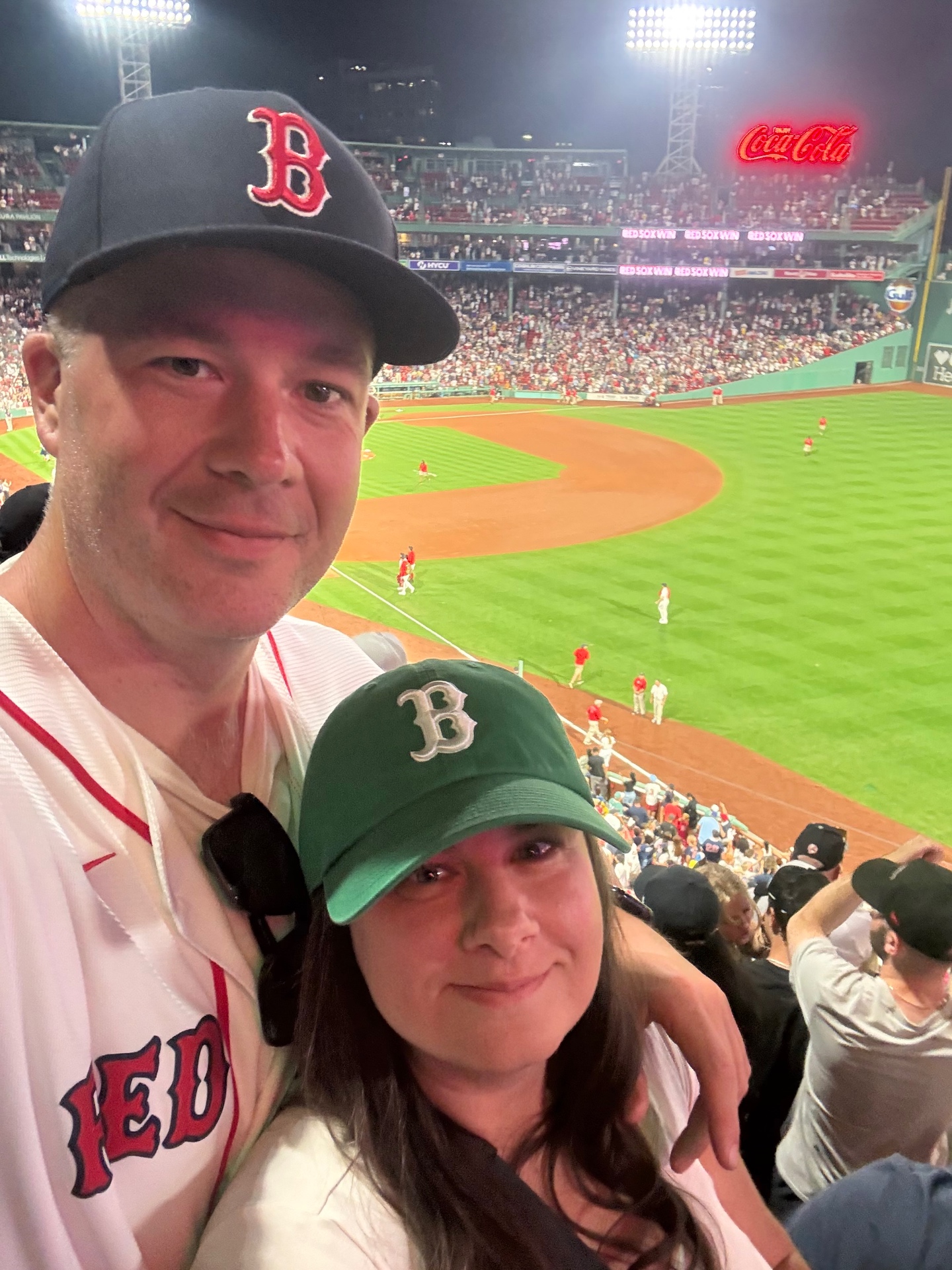 Katrina and Michael at Fenway Park